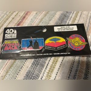 Disney Star Wars Empire Strikes Back 40th Anniversary 4 pin Set